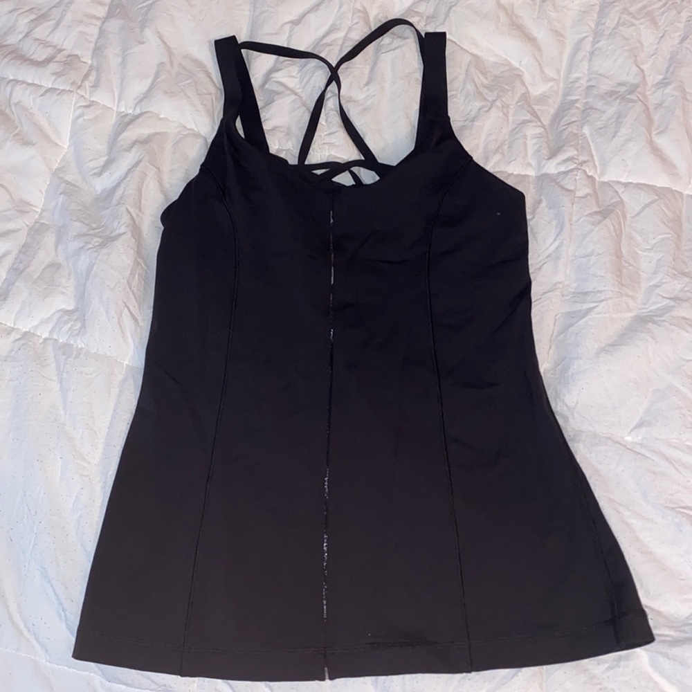 Lululemon Black Workout Tank Top
